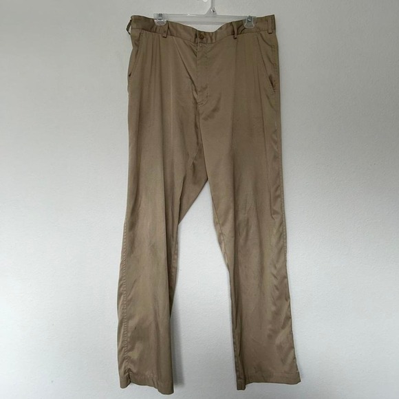 Nike Khaki Cargo Pants Men's Size 36" Golf Summer Outdoors Career Office Minimal - Picture 1 of 5